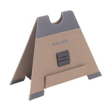 Allen Alpha-Lite Portable Folding Shooting Gun Rest, 8" Tall, Black/Brown
