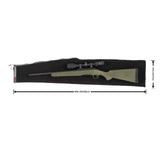 Allen Lockable Rifle Storage Pouch with Writeable ID Label, 46" Rifles, Black