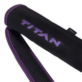Allen Company Titan Compact Back Quiver, Black & Purple, 19" long, Ambidextrous