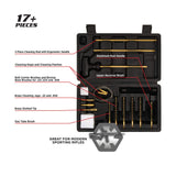 Allen Krome Modern Sporting Rifle Cleaning Kit, 17-Pieces, Black