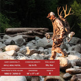 Badlands 2200 Large Hunting Backpack with Built-in Meat Hauler (Realtree Edge)