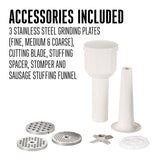 Weston #8 Electric Meat Grinder & Sausage Stuffer, Model: 33-0801-W