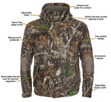 Scent Blocker Shield Series Men's Outfitter 3-in-1 Jacket Coat (Realtree Edge)