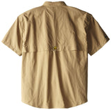 Scent Blocker Recon Shield Lifestyle Short Sleeve Shirt in Khaki Ivory (Size: XL 2XL)