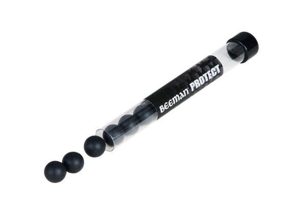 Beeman Protect BP50 .50 Caliber Black Rubber Balls (10 Count Tube)