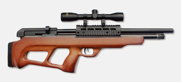 Beeman 1359 Commodore UnderLever Under Lever Bullpup .25 Caliber Wood Stock PCP Air Rifle