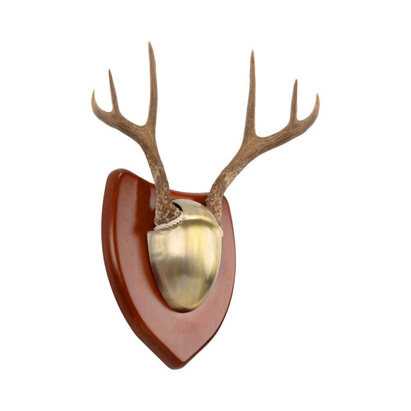 Allen Company EZ Horn Mounting Kit with Hardwood Plaque