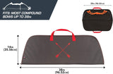 Allen Company Titan Recurve & Compound Youth Bow Case (38"Lx18.5"W, Gray/Red)
