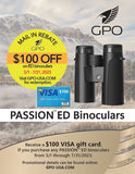 GPO B361 German Precision Optics Passion ED 10×42 Binocular (Deep Green)