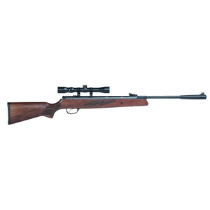 Hatsan Mod 95 Vortex .22 or .25 Caliber Wood Stock Break Barrel Air Rifle Combo with Scope