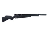 BSA Buccaneer SE SILENTIUM .22 Caliber Black Wood Stock PCP Air Rifle w/Silencer