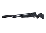 BSA Buccaneer SE SILENTIUM .22 Caliber Black Wood Stock PCP Air Rifle w/Silencer