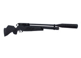 BSA Buccaneer SE SILENTIUM .22 Caliber Black Wood Stock PCP Air Rifle w/Silencer