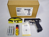 Daisy PowerLine 5501 430 fps .177 Blowback Pistol Kit w/CO2 BBs Glasses (Refurbished)