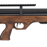 Hatsan FlashPup QE Bullpup Side Lever Wood Stock .25 Caliber PCP Air Rifle