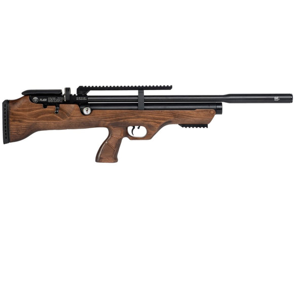 Hatsan FlashPup QE Bullpup Side Lever Wood Stock .25 Caliber PCP Air Rifle