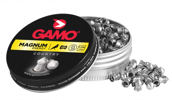 Gamo 632022554 Magnum Spire Point Double Ring .22 Cal 5.5mm Pellets (250 counts)