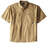 Scent Blocker Recon Shield Lifestyle Short Sleeve Shirt in Khaki Ivory (Size: XL 2XL)