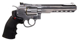 Crosman SR357 CO2 Powered Full Auto BB Silver Metal Revolver Air Pistol (Refurbished)