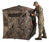 AmeriStep Camouflage Crush Silencer Hunting Ground Blind w/Windows Realtree Xtra